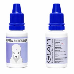 Pipeta antipulgas marca GLAM (10ml)